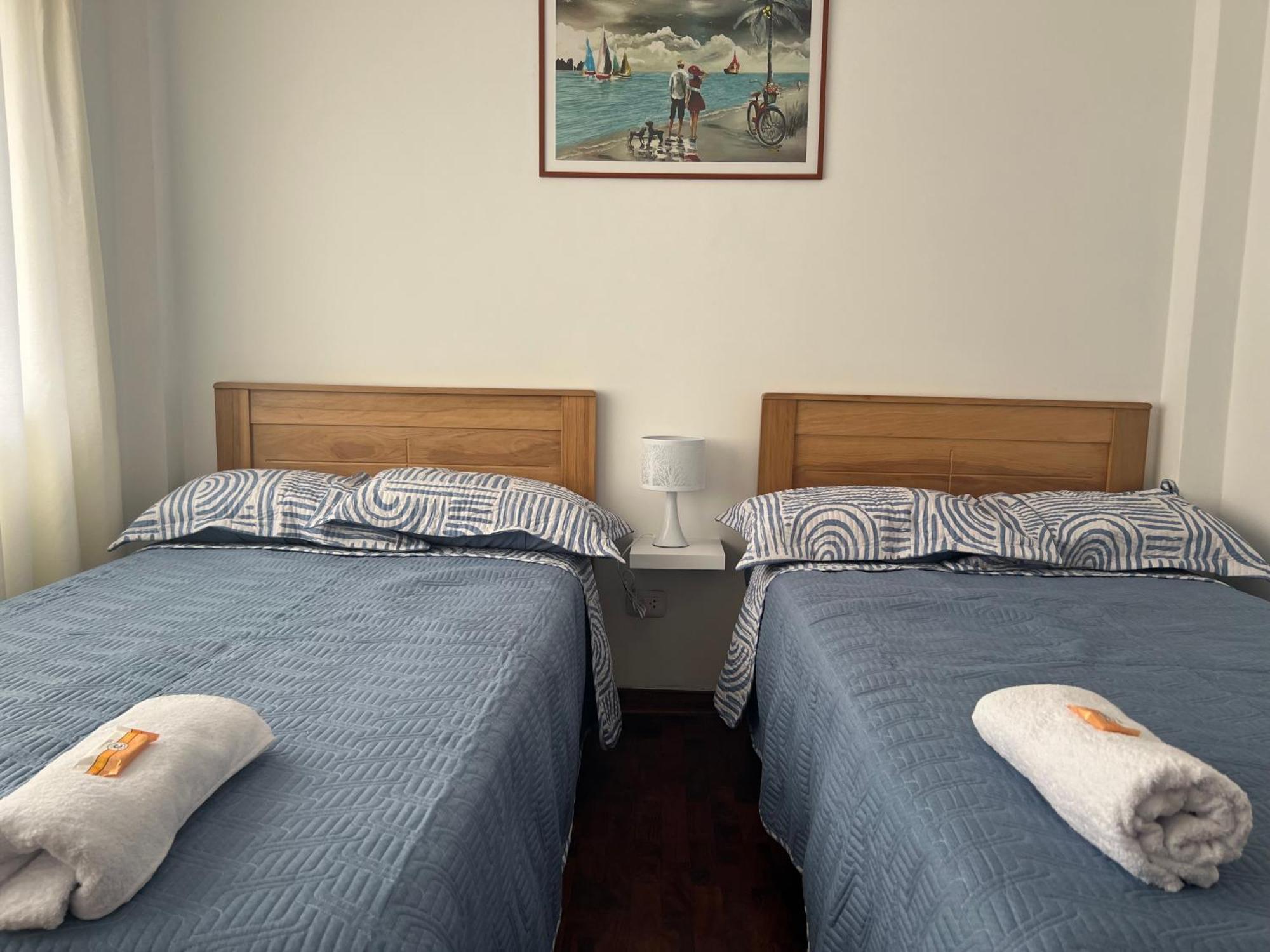 San Miguel, Precioso Depa 3 Camas, Internet Y Cable Apartamento Lima